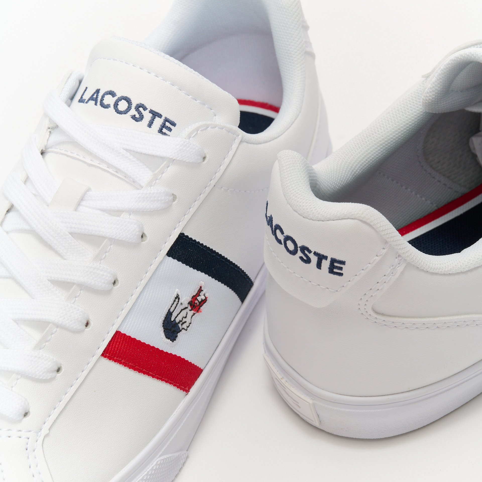 Lacoste Lerond Pro Trikolor Sneaker White/Navy/Red