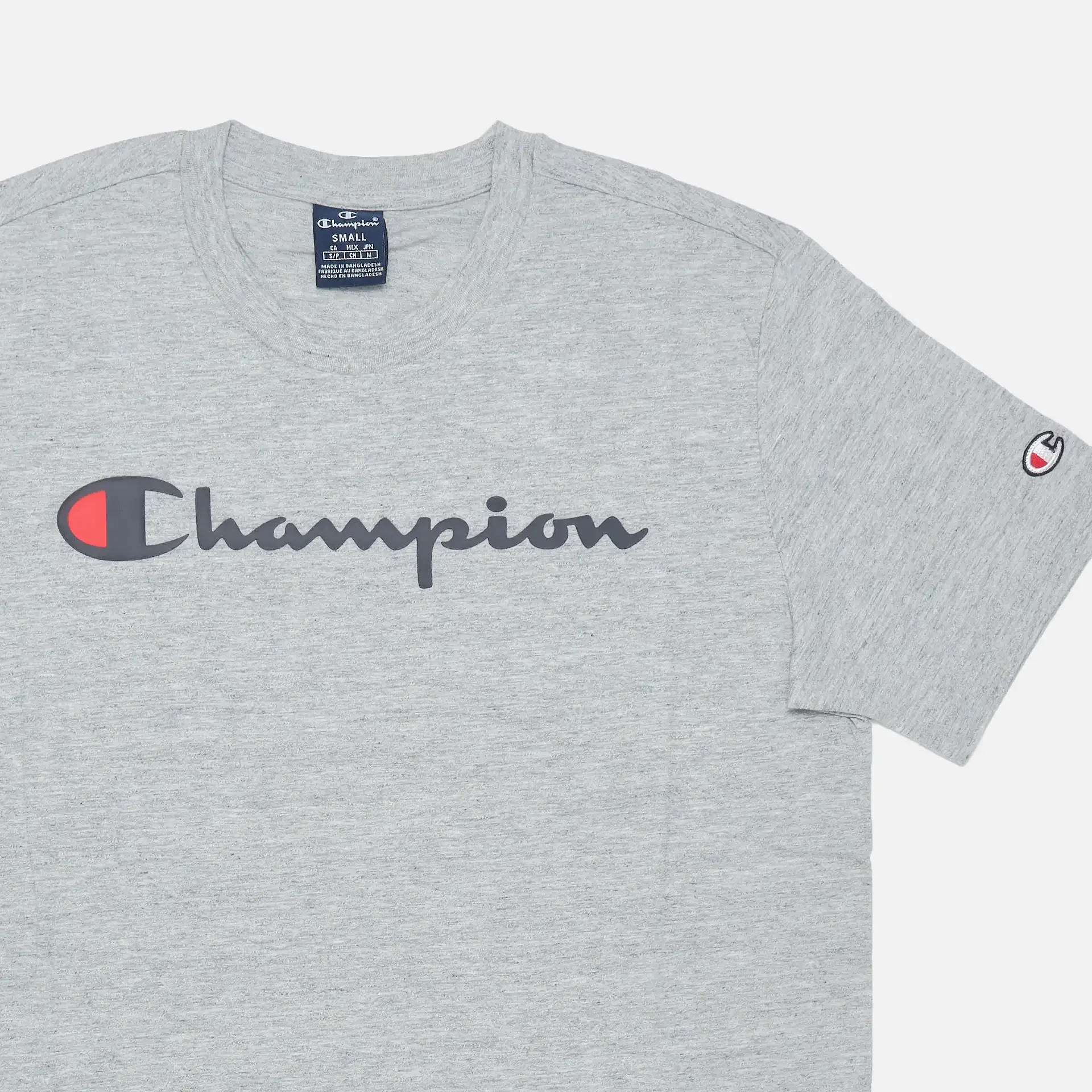 Champion American Classics Crewneck T-Shirt New Oxford Grey Melange