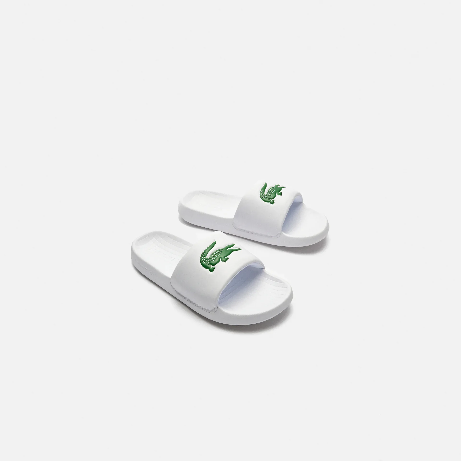 Lacoste Croco 1.0 Slides White/Green