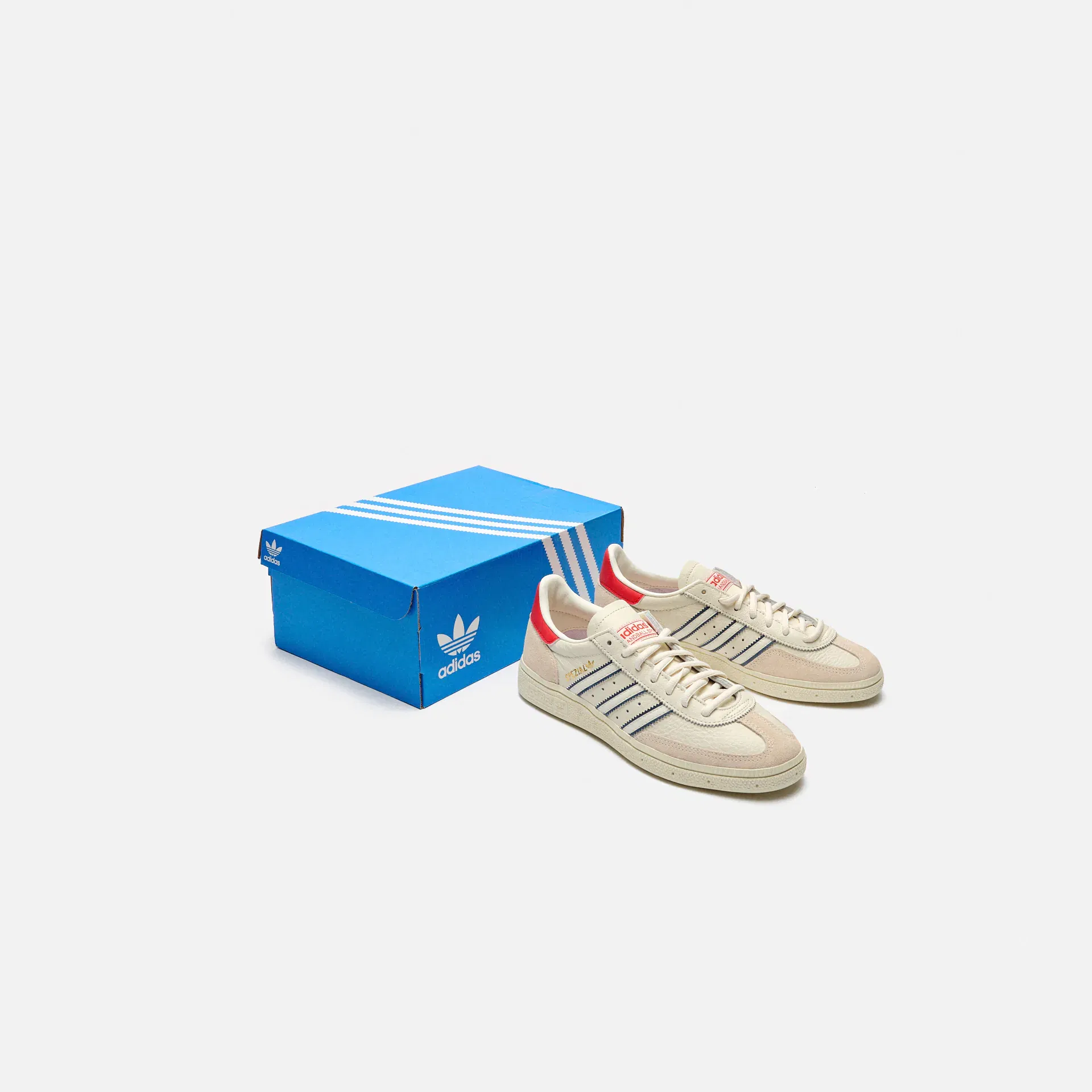 adidas Sneaker Handball Spezial Leather Cloud White/Night Indigo/Better Scarlet