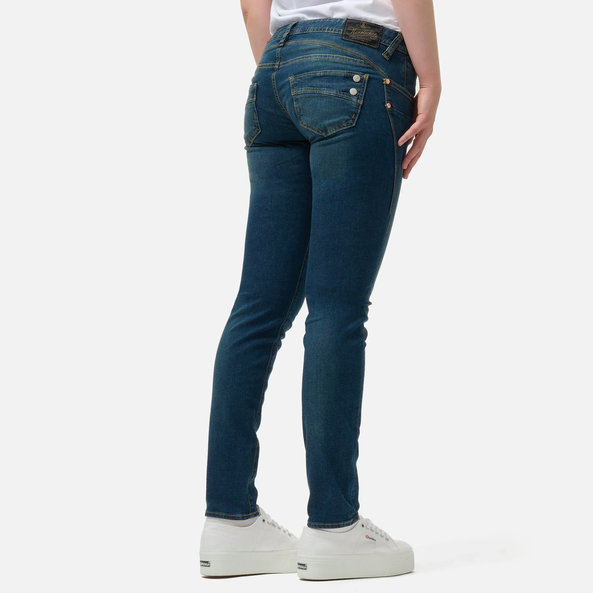  Herrlicher Piper Slim Organic Denim Jeans Clean
