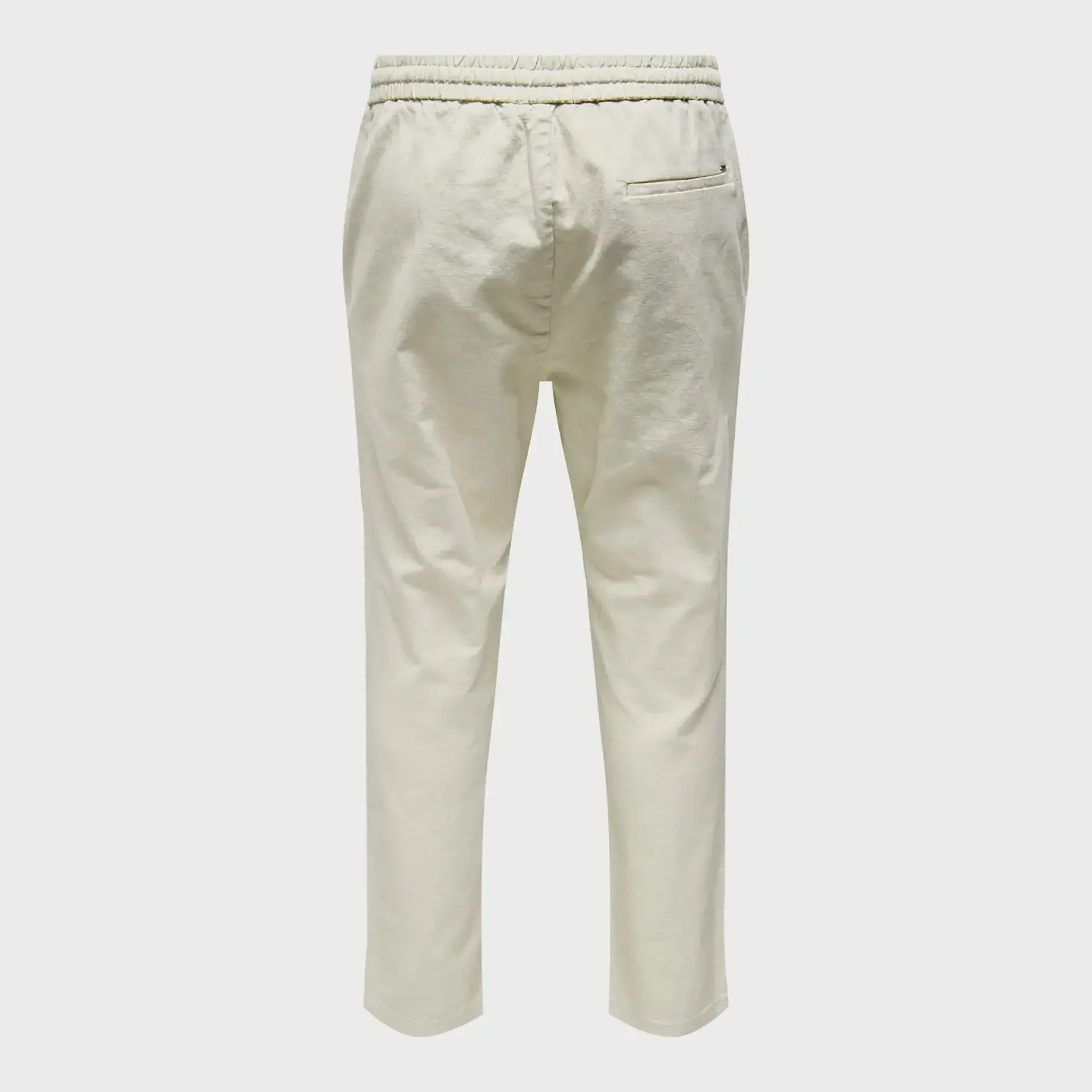 Only & Sons onsLinus Crop Linen Pants Silver Lining