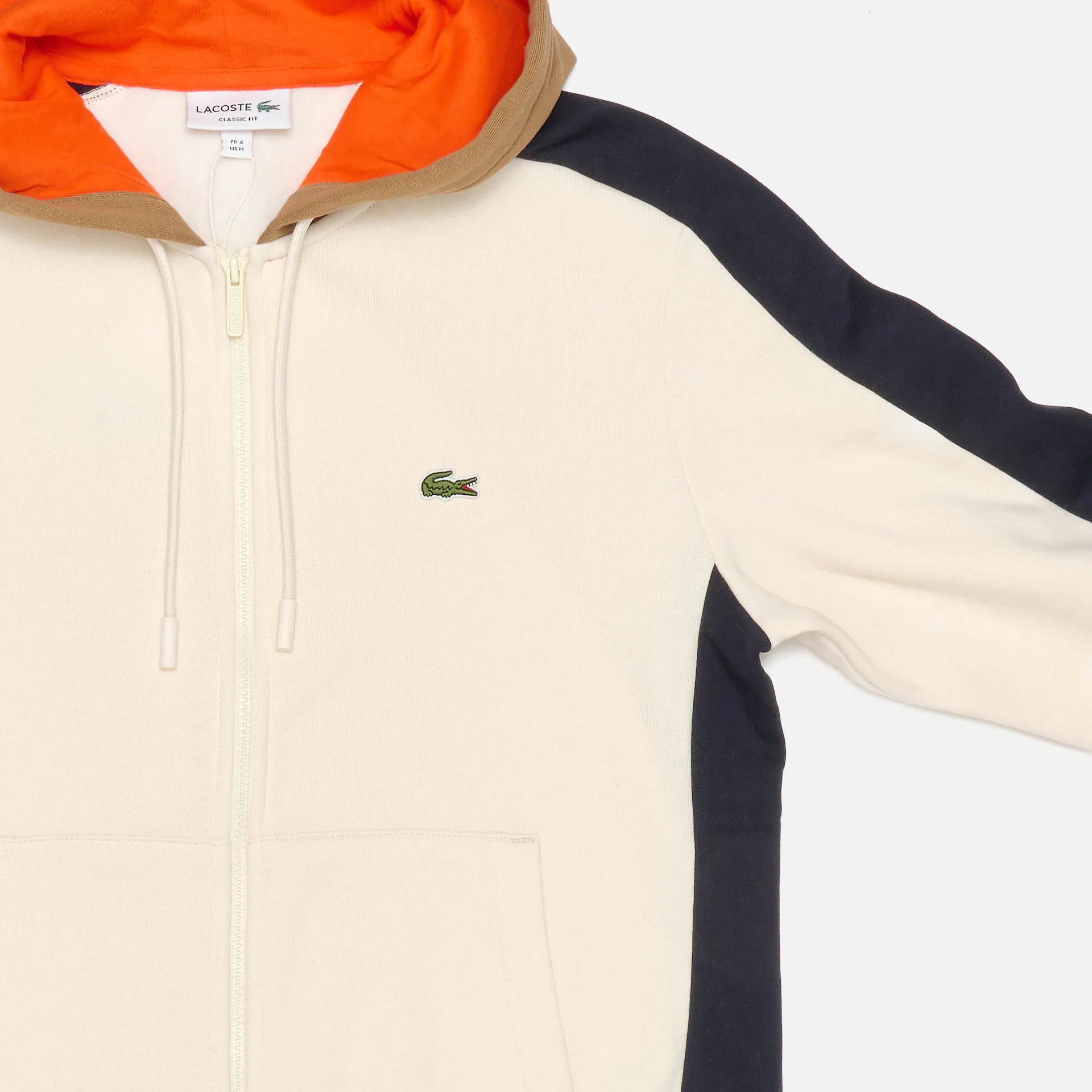 Lacoste Colorblock Hooded Sweatjacket Lapland/Cookie/Abysm