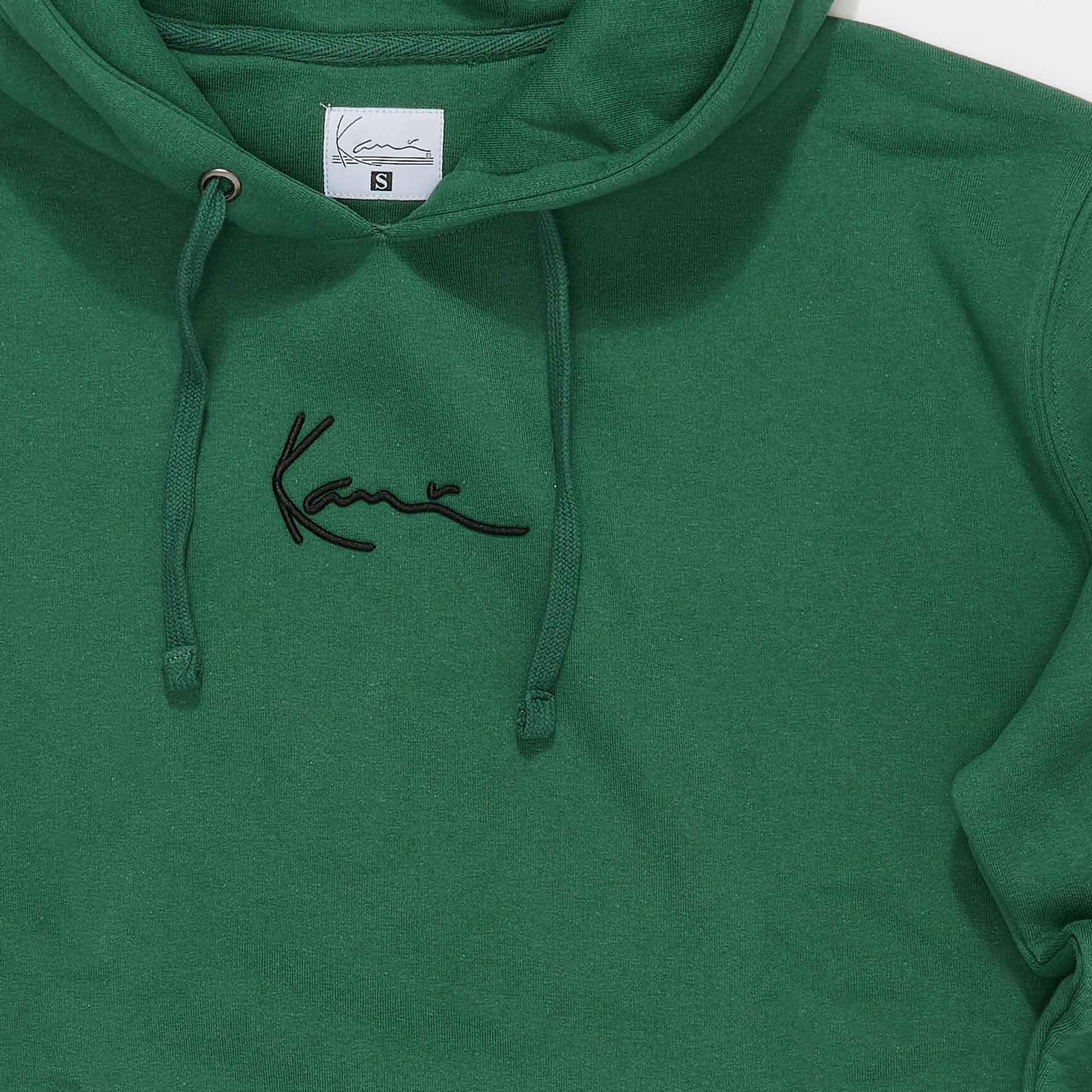 Karl Kani Small Signature Essential Hoodie Dark Green