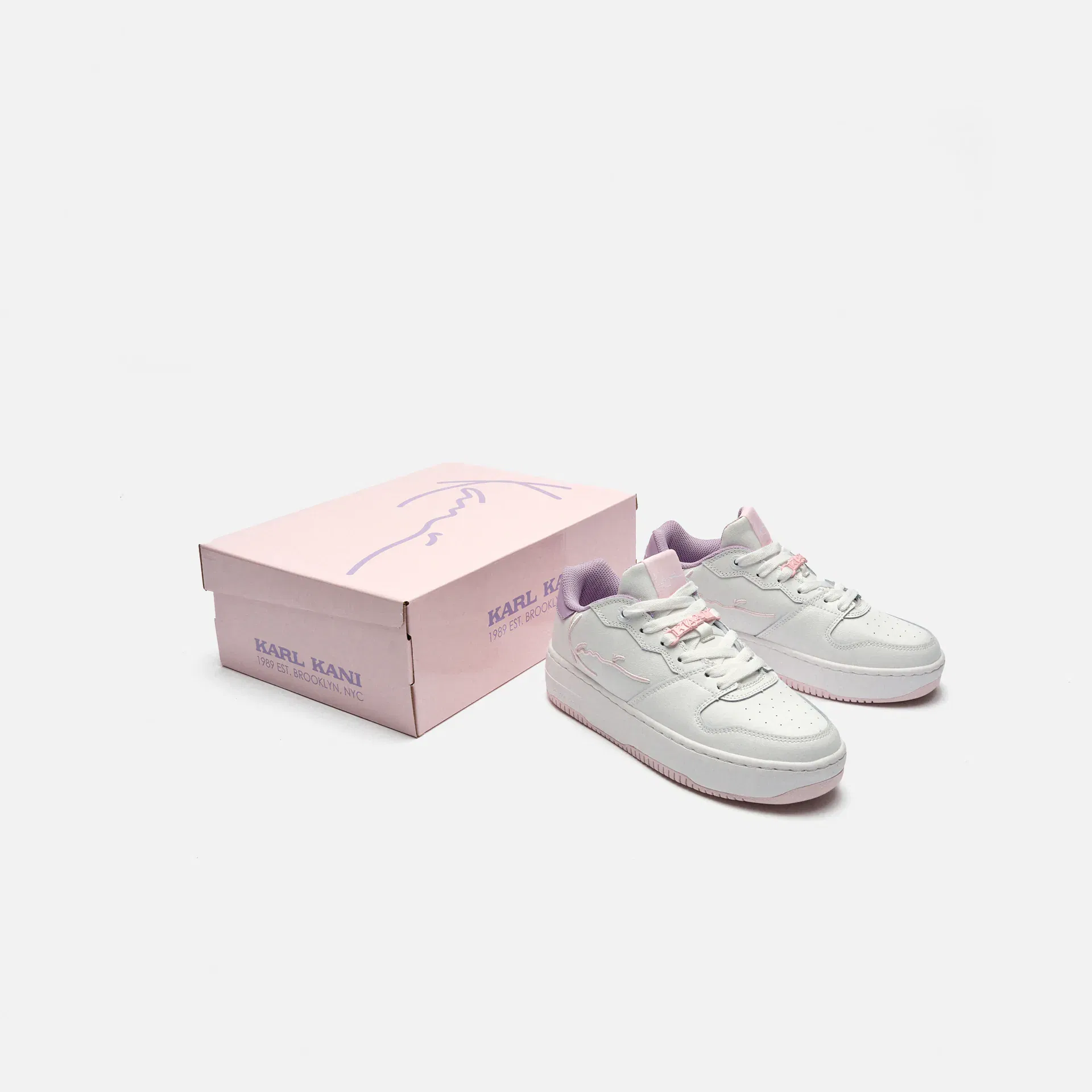 Karl Kani Up Logo Sneaker White/Pink/Lilac