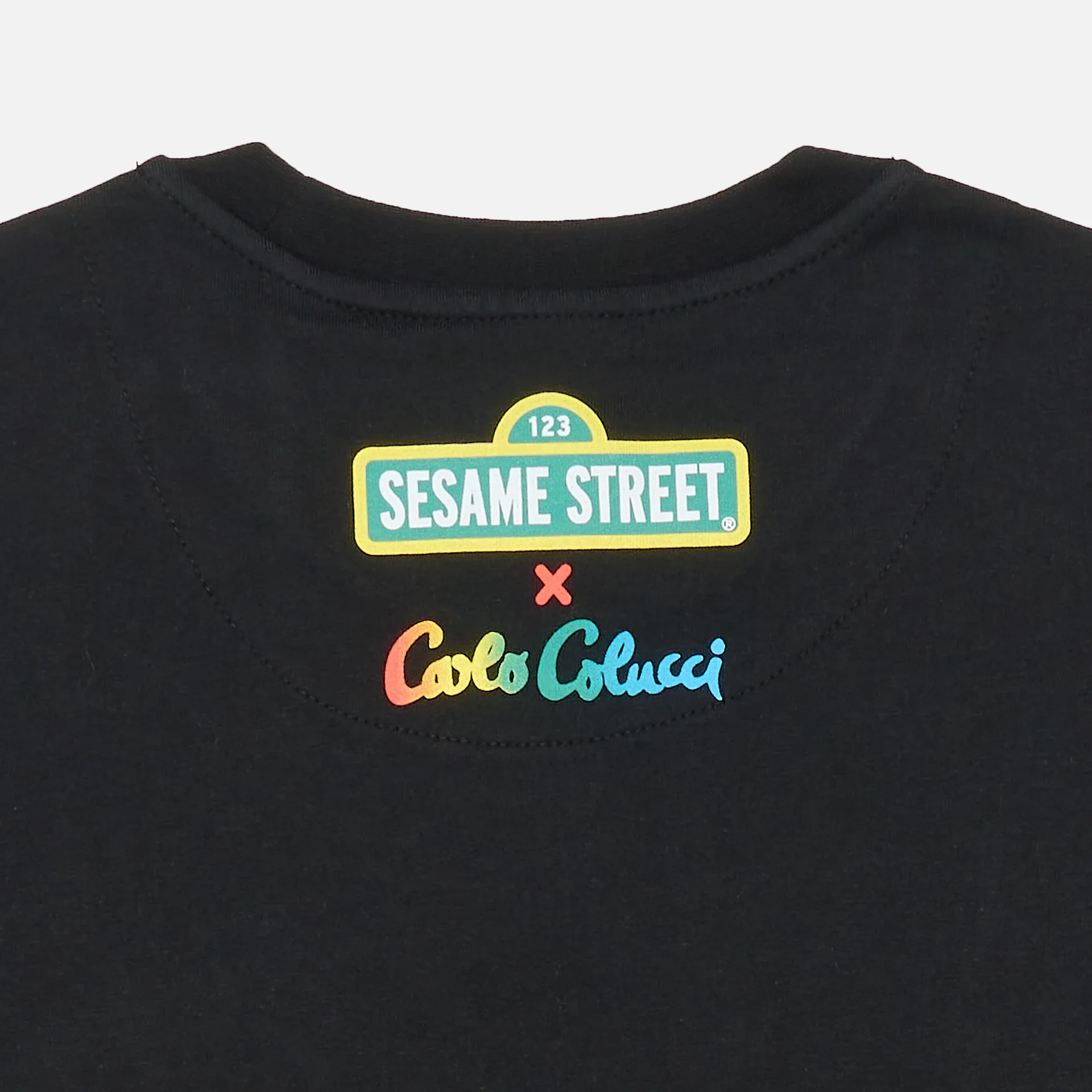 Carlo Colucci Sesame Street Theme T-Shirt Black