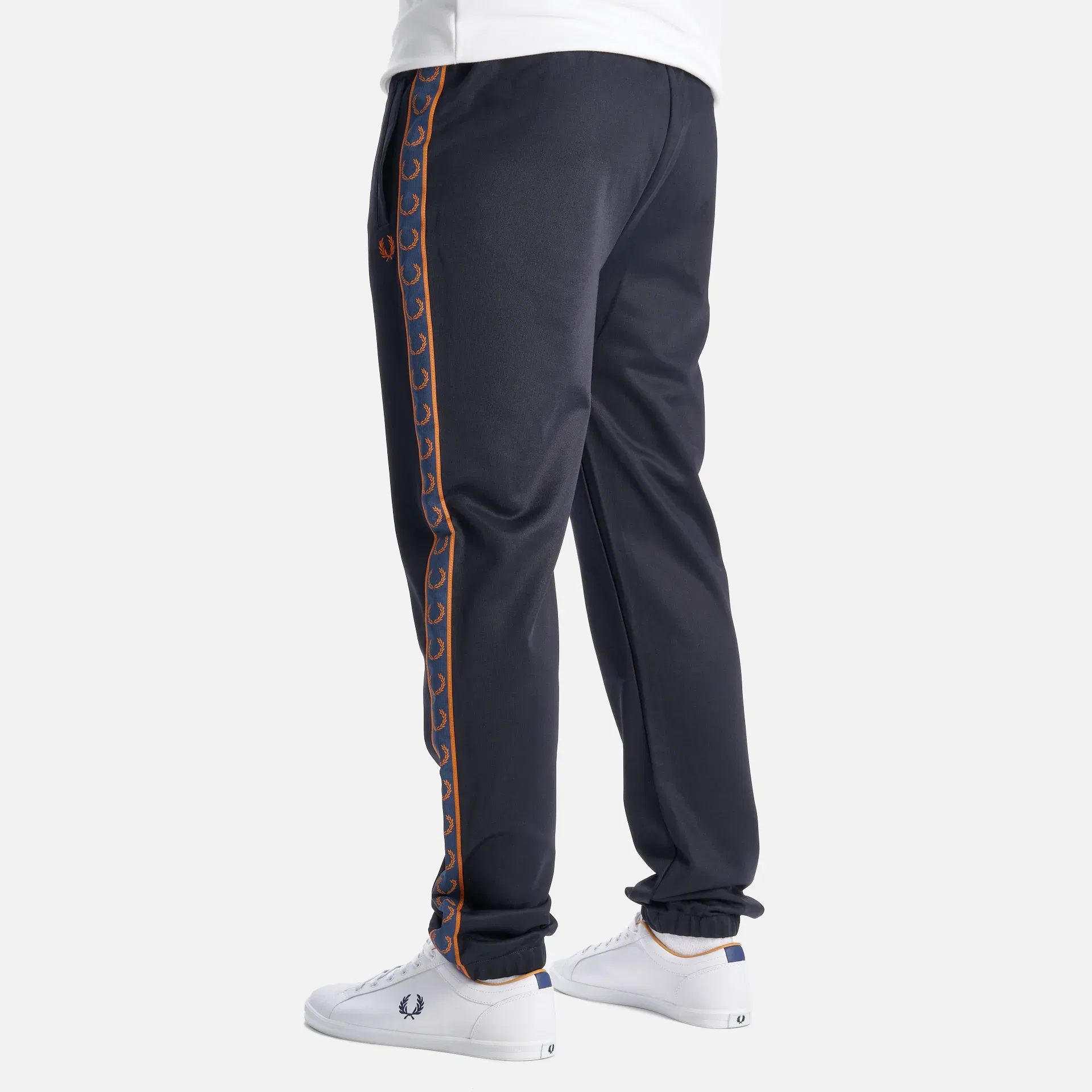 Fred Perry Seasonal Taped Track Pant Navy/Nut Flake