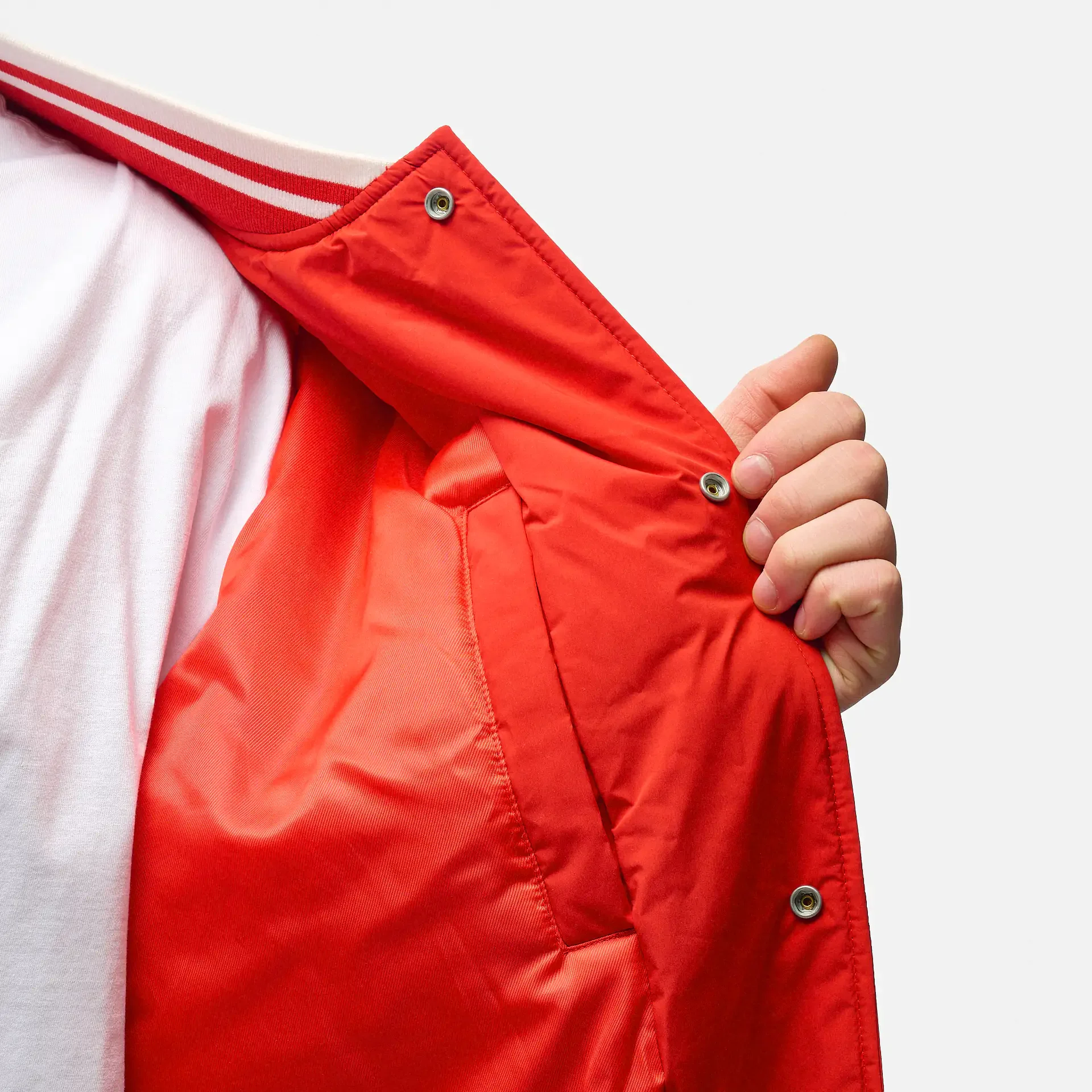 Tommy Jeans Colorblock Varsity Jacket Deep Crimson