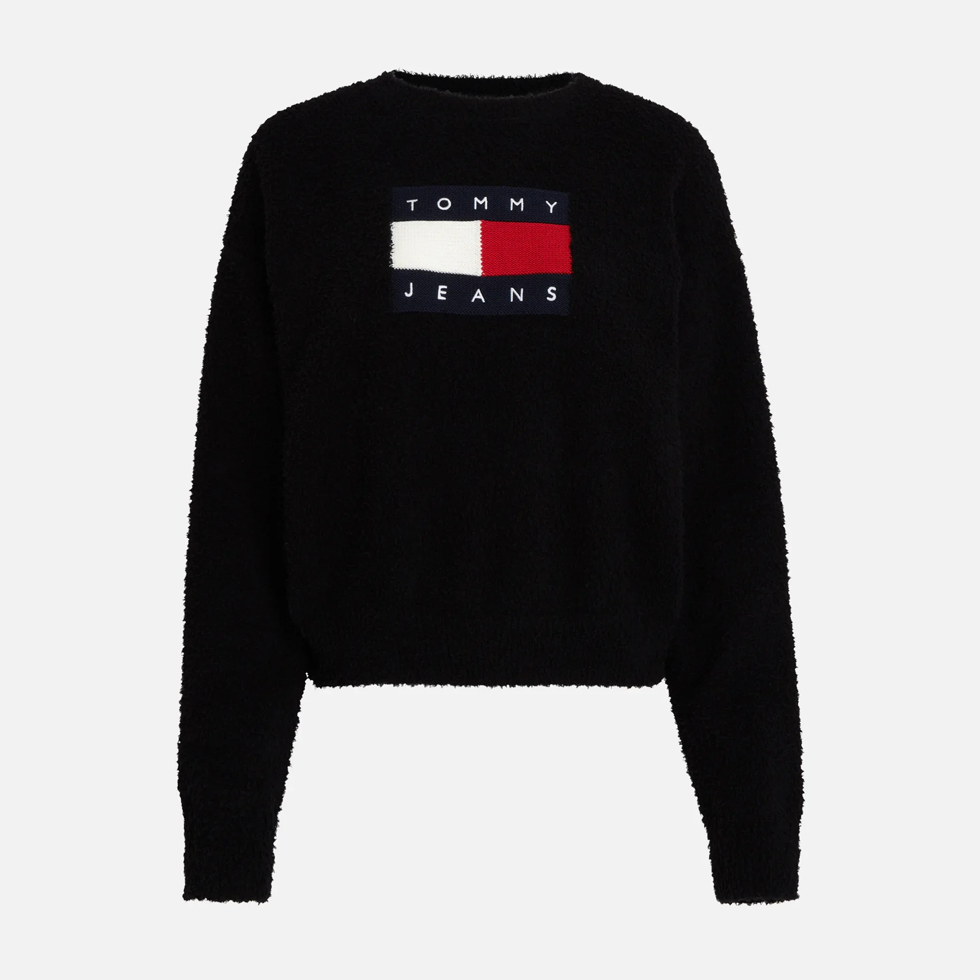 Tommy Jeans Center Flag Sweater Ext Black