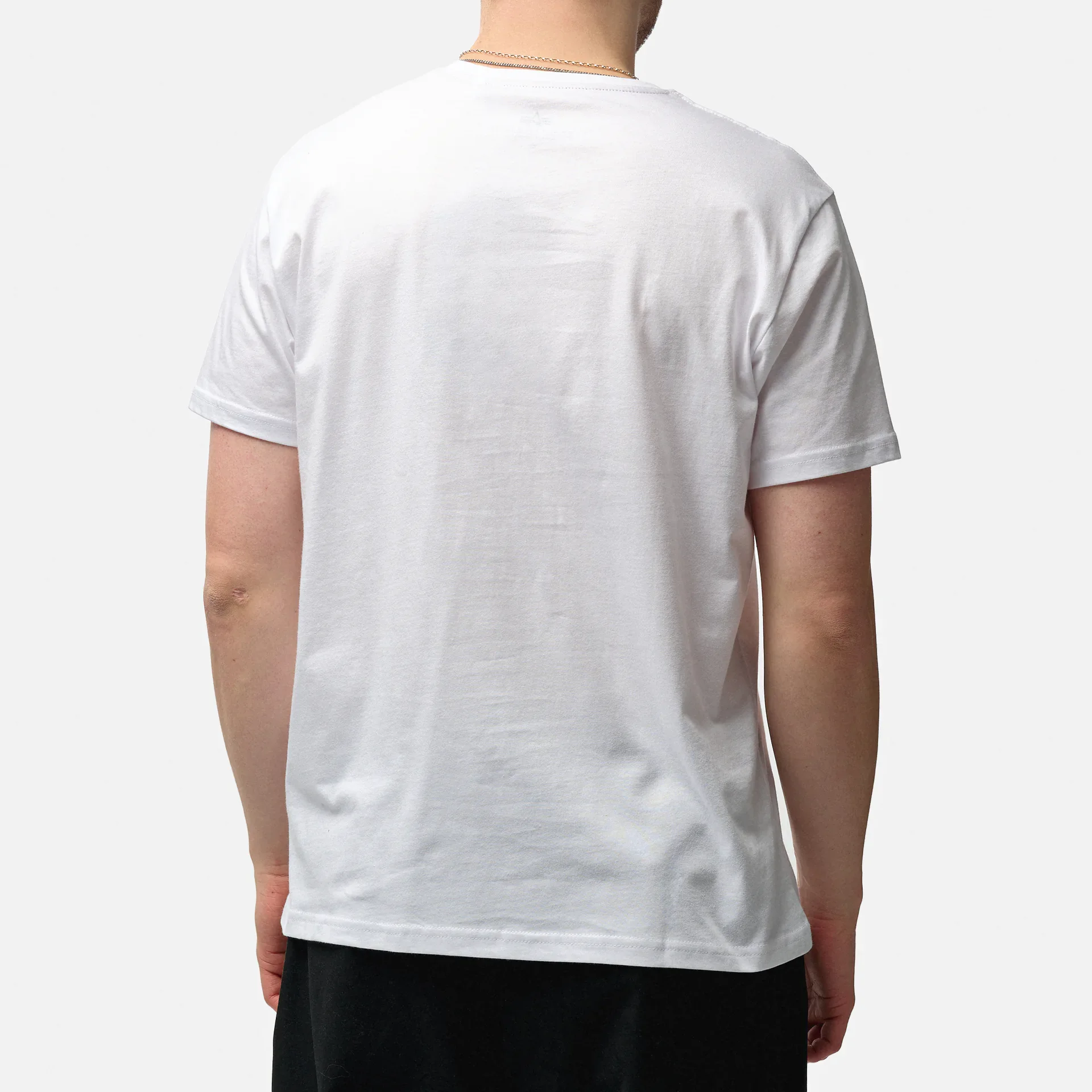 Alpha Industries Grunge Logo T-Shirt White