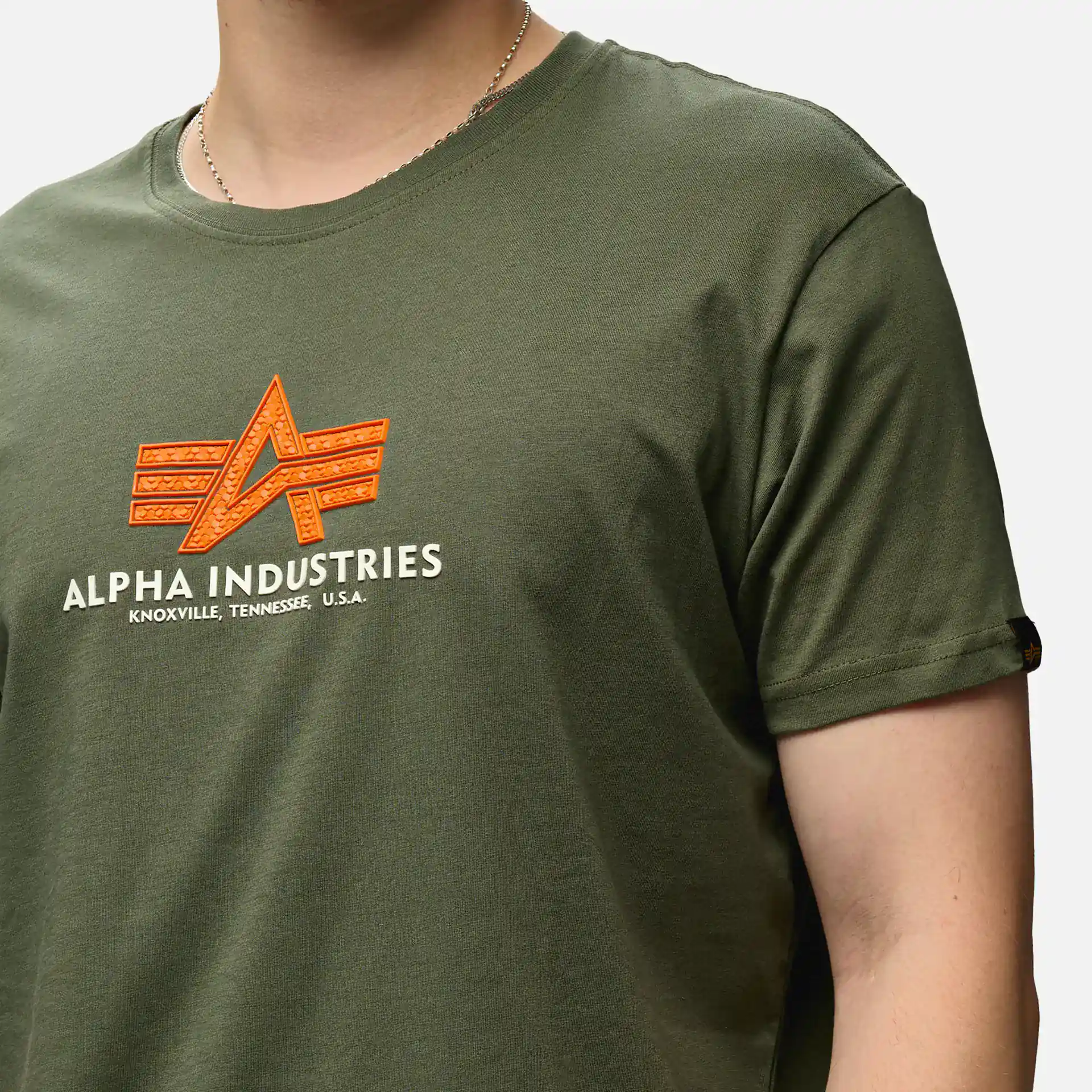 Alpha Industries Basic T-Shirt Rubber Dark Olive