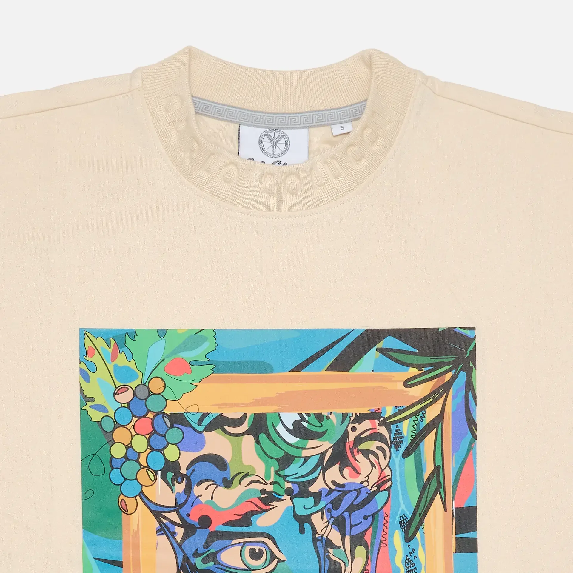 Carlo Colucci Gallery Art Story Oversize T-Shirt Off White