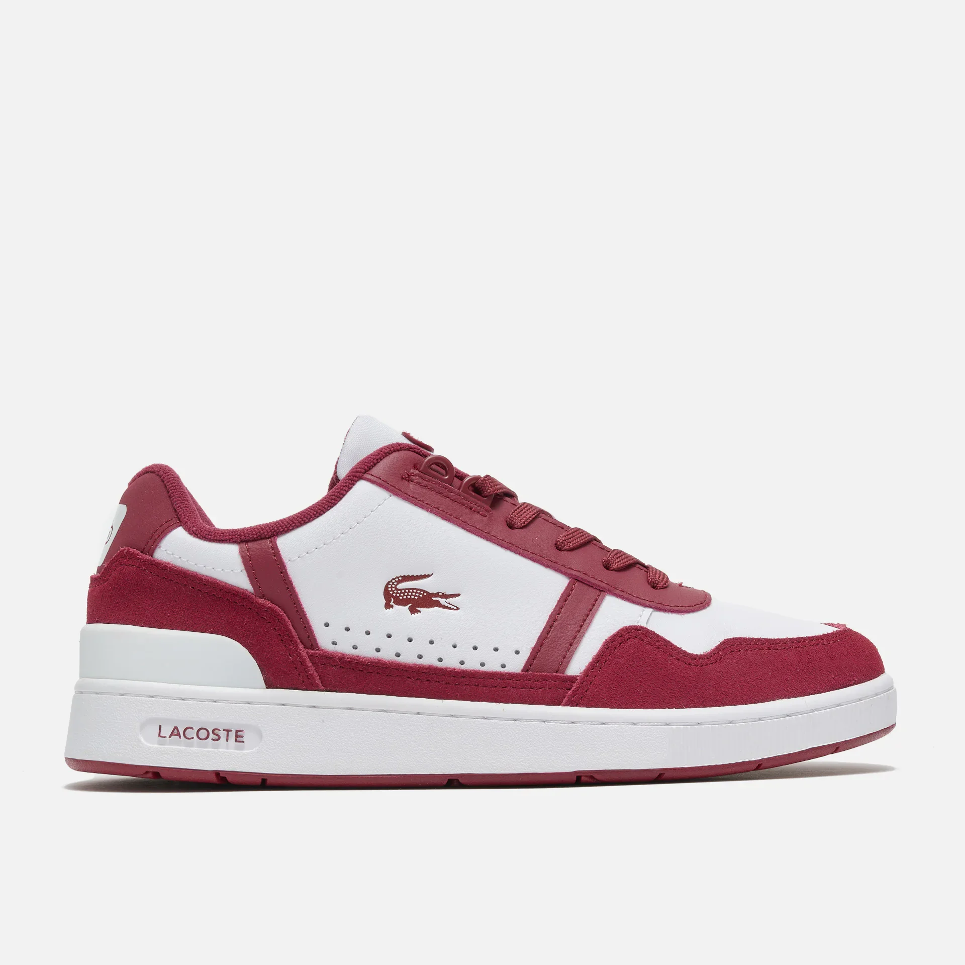 Lacoste T-Clip 223 3 SMA Sneaker White/Burgundy