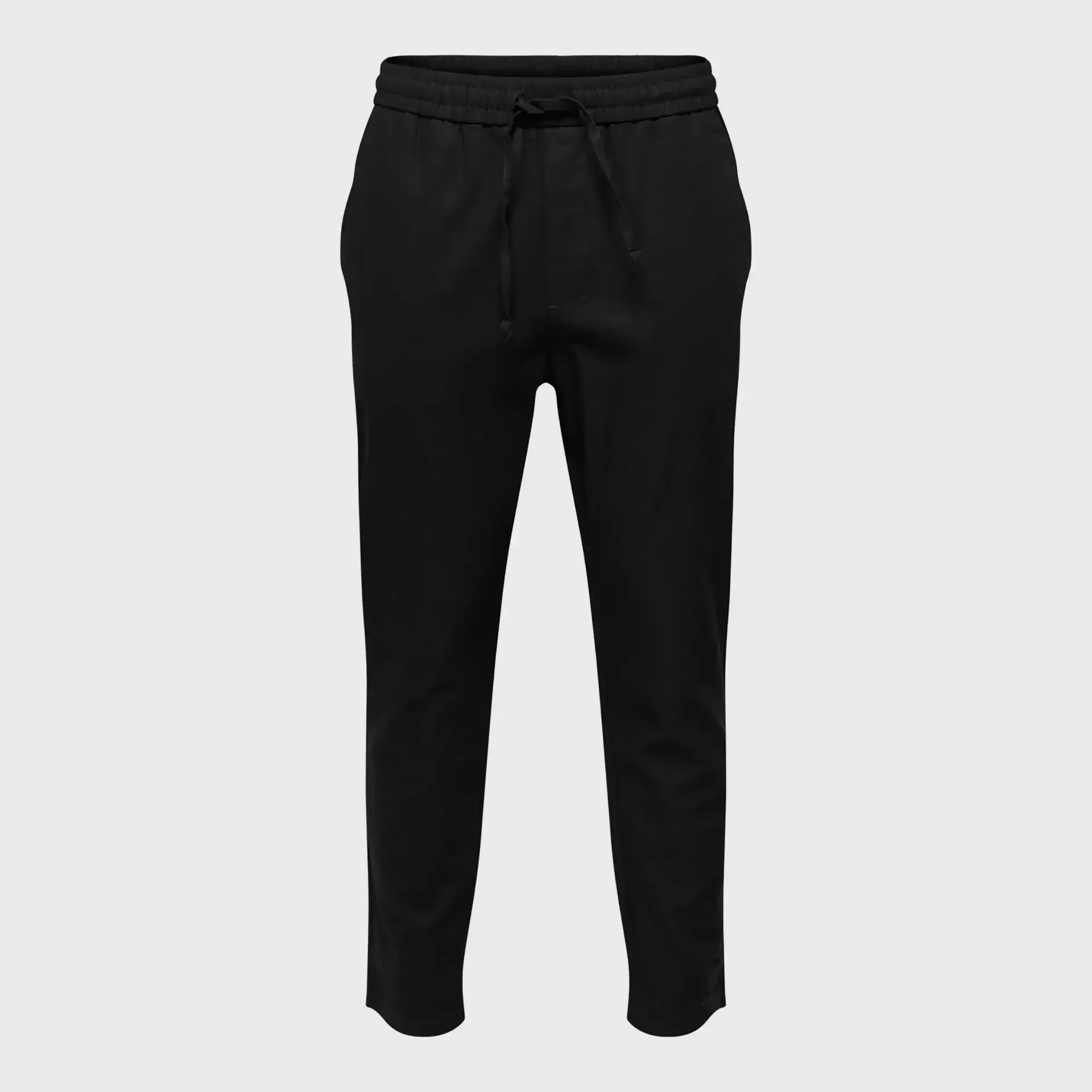 Only & Sons onsLinus Crop Linen Pants Black
