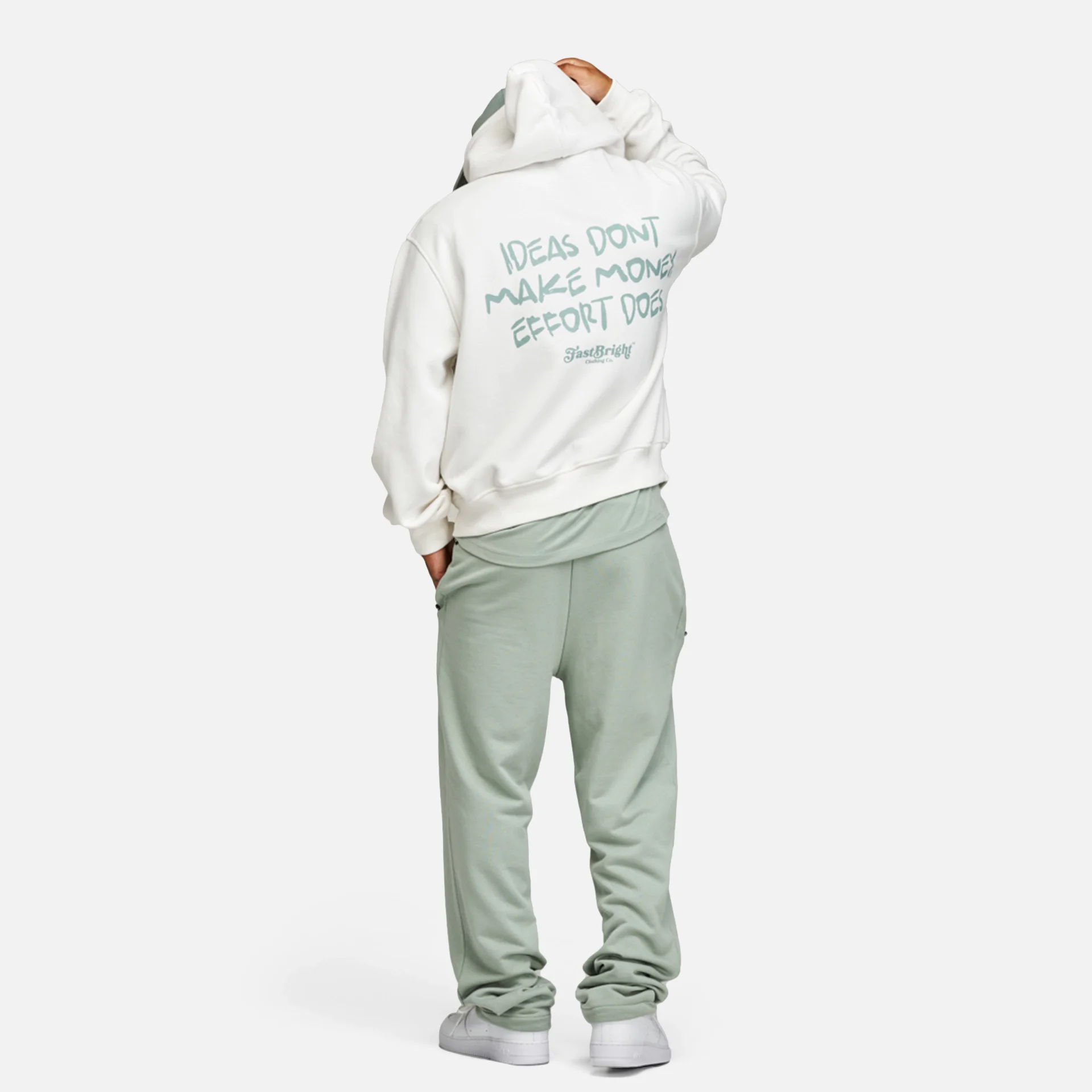 Fast and Bright Effort Hoodie White