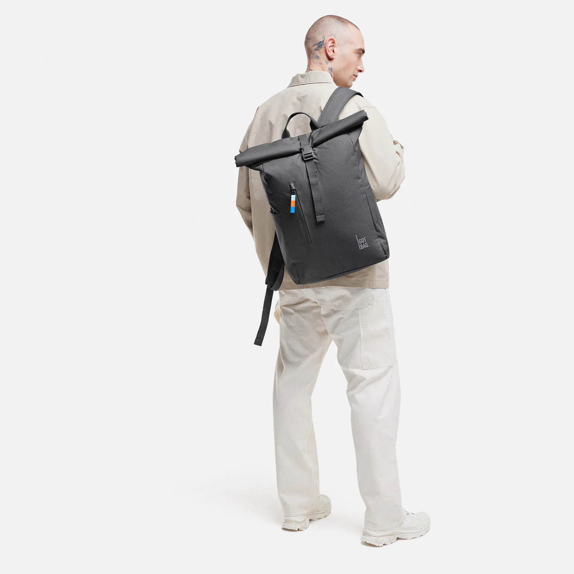 Got Bag Rolltop Easy Backpack Shark