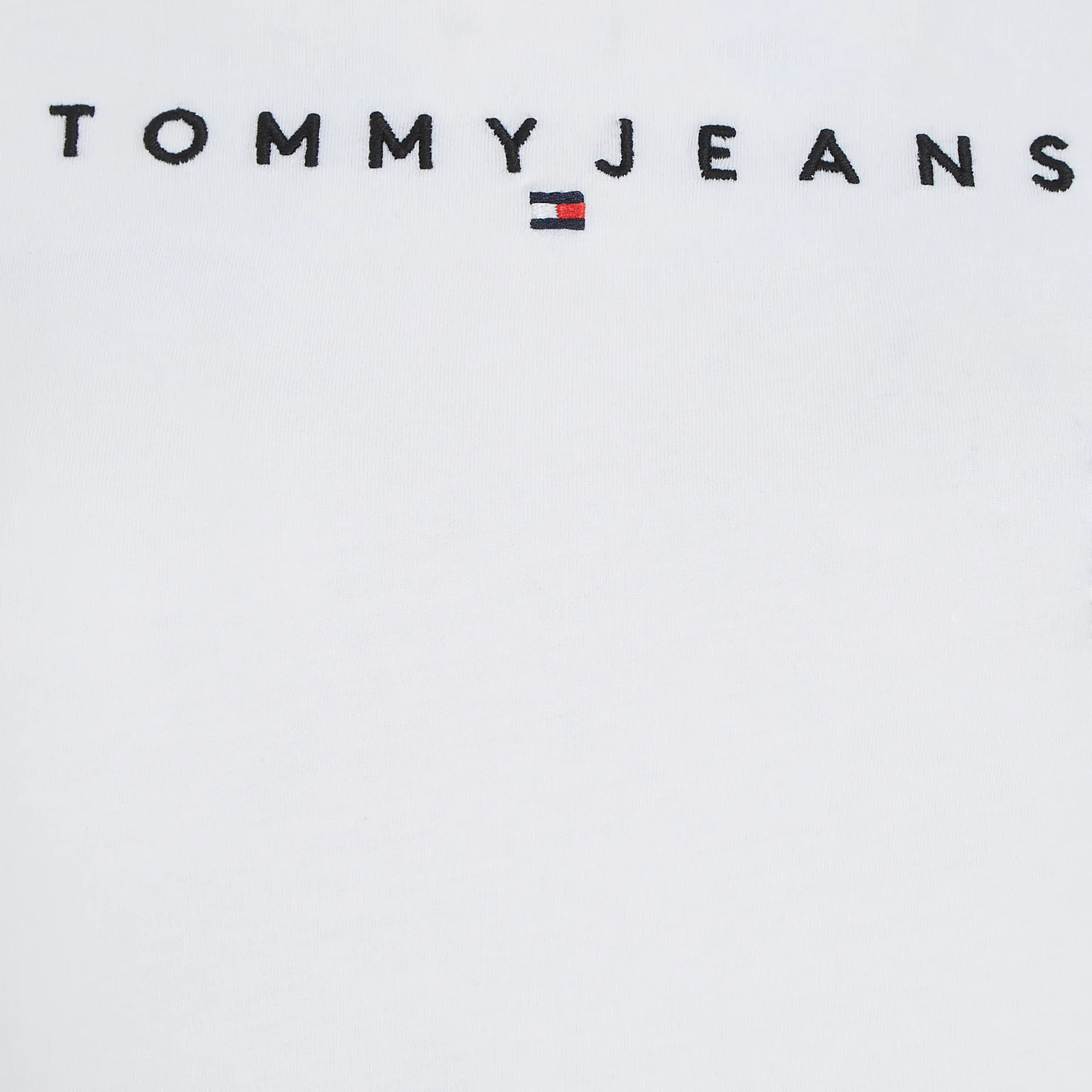 Tommy Jeans Slim Linear T-Shirt White