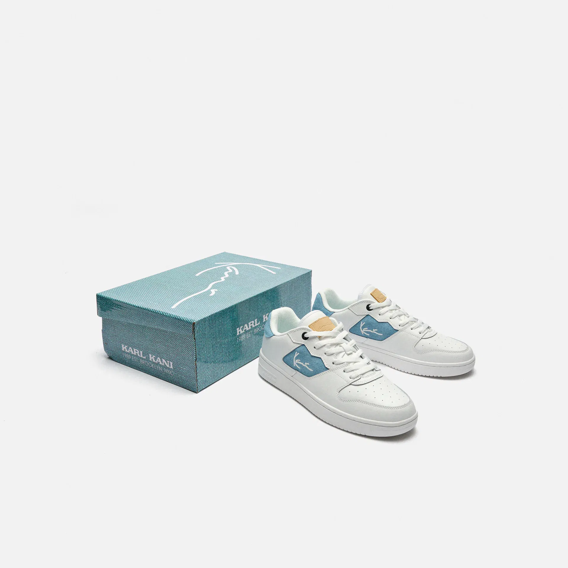 Karl Kani 89 Premium Sneaker White/Denim Blue