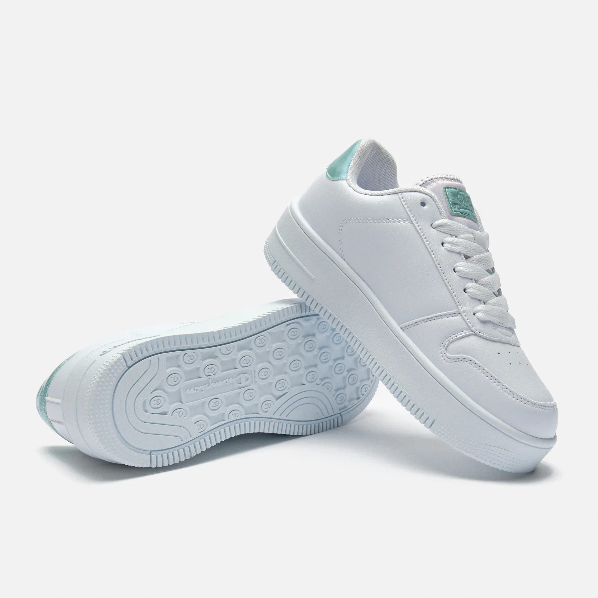 Champion Rebound Platform Metal Low Cut Sneaker White 